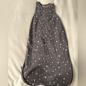 Woolino Gray Star Patterned Sleep Sack
